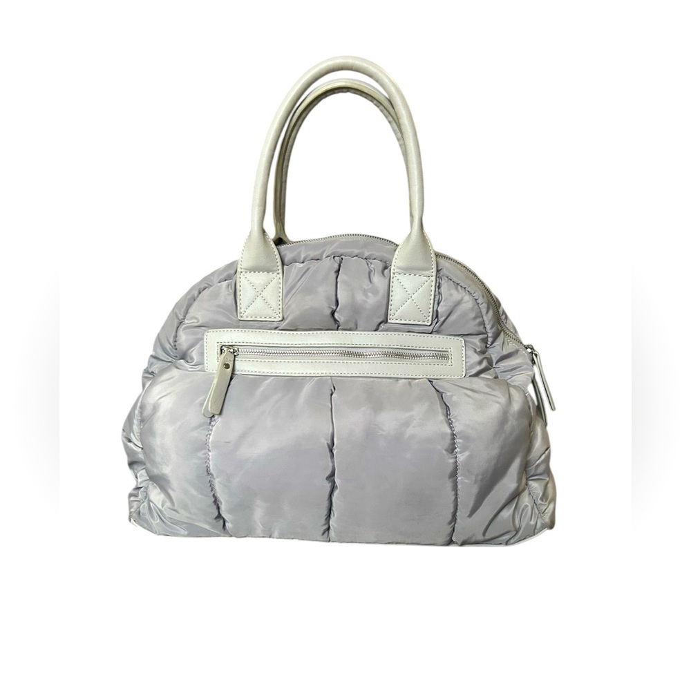 Sol and Selene gray/silver quilted shoulder bag in excellent condition